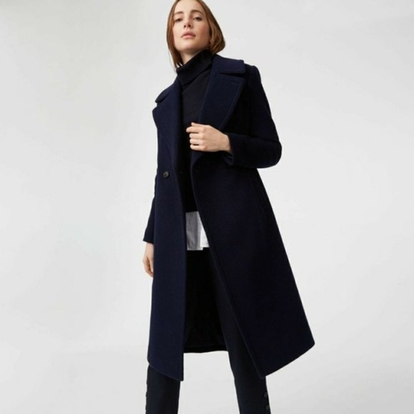 Club Monaco Jackets & Blazers - club monaco Daylina wool Coat navy